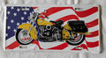 Motorcycle / U.S. Flag