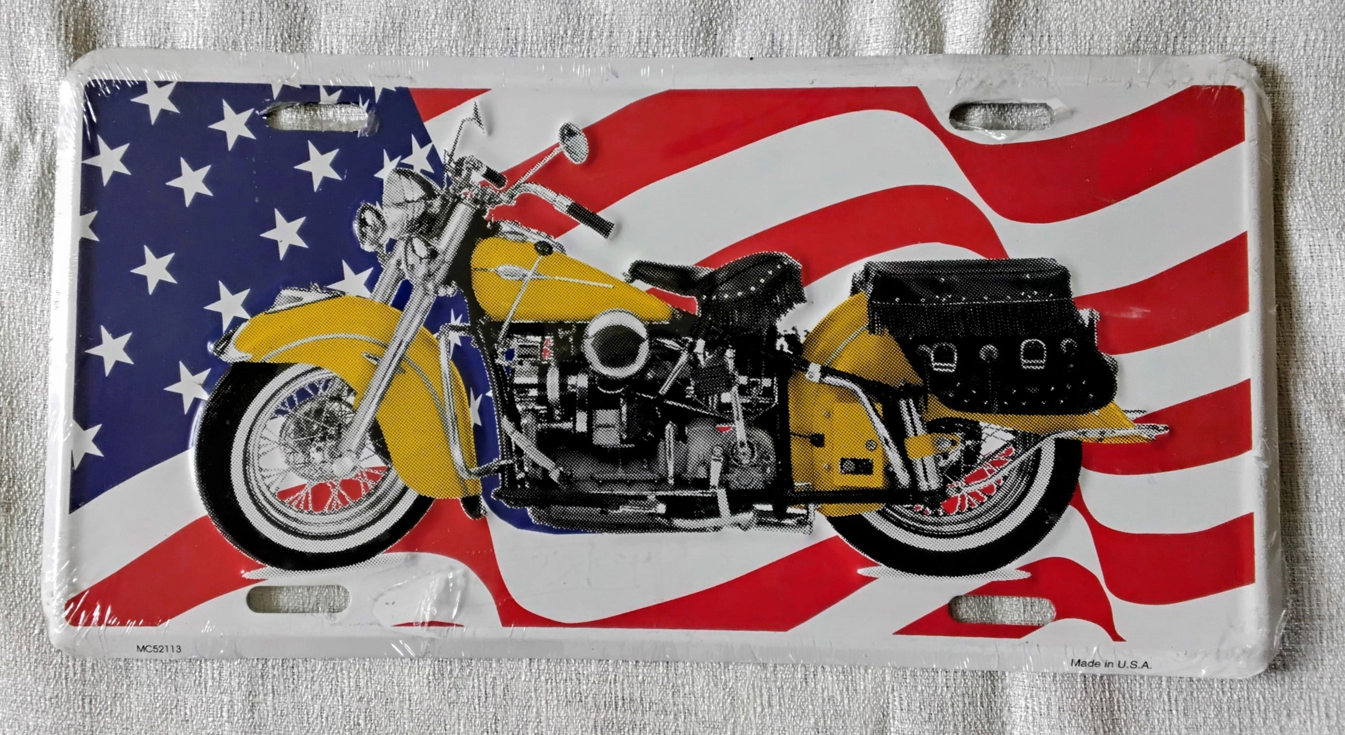 Motorcycle / U.S. Flag