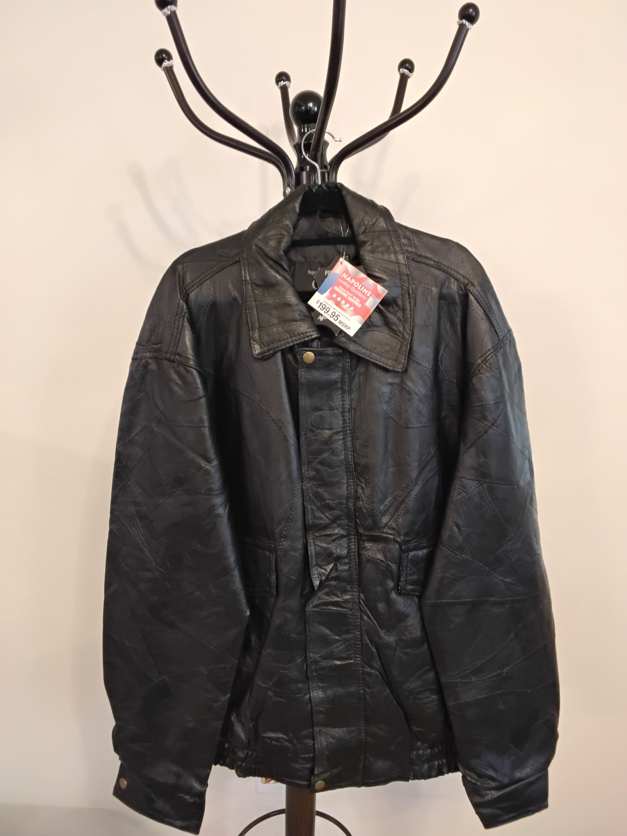 Diamond Plate Leather Jacket