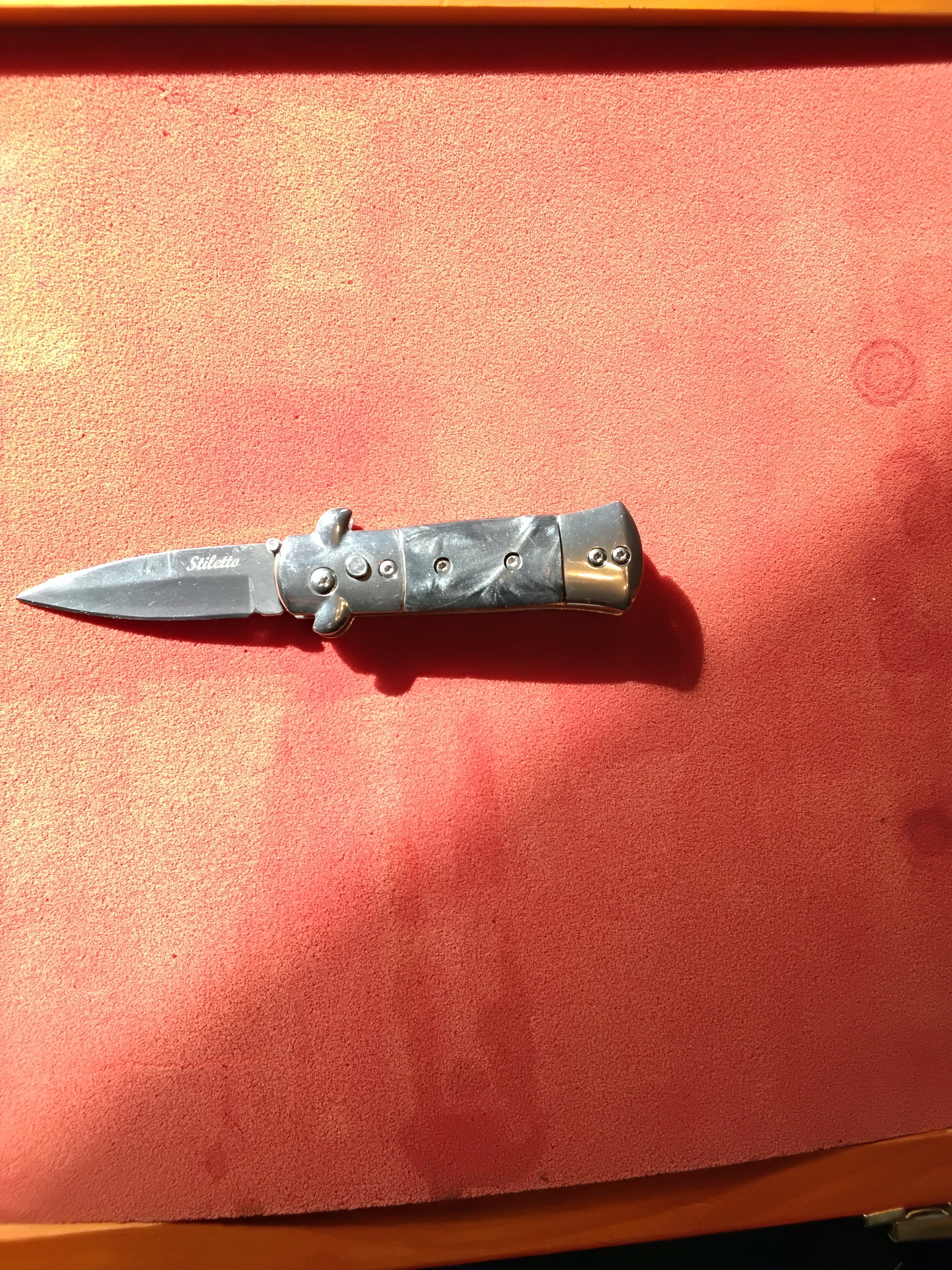 Mini Stiletto Grey Handle