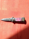 Mini Stiletto Pink Handle